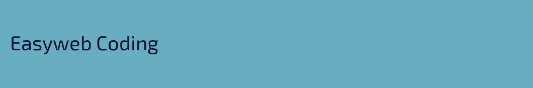 Easyweb Coding